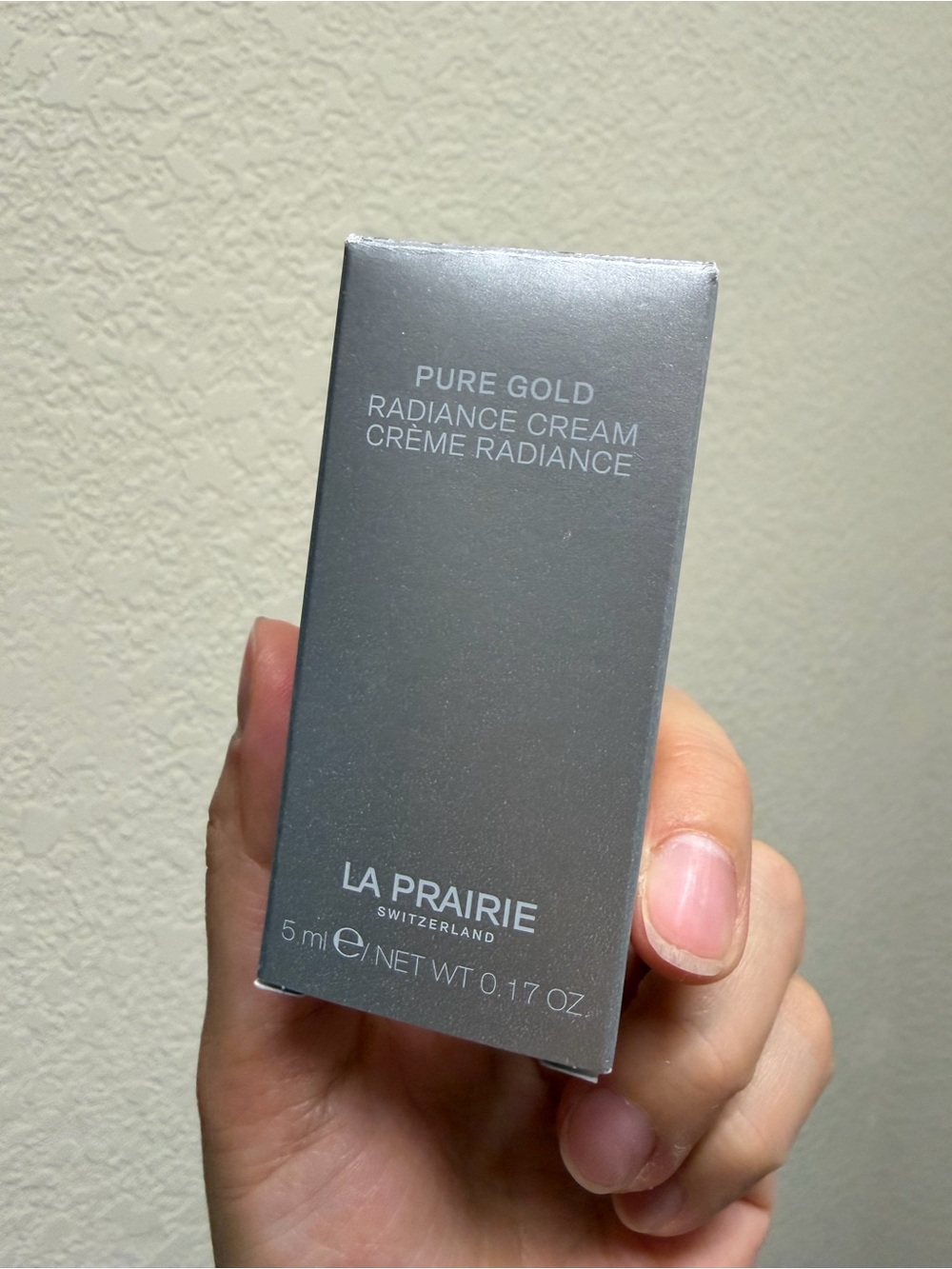 La Prairie Pure Gold Radiance Cream 5ml NEW Deluxe Mini